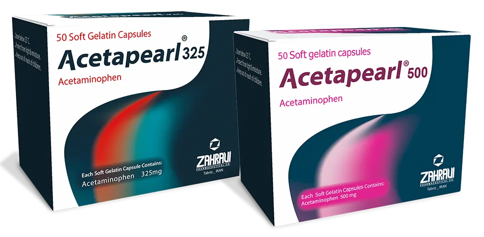 تصویر ACETAPEARL 500 MG  SOFT GEL